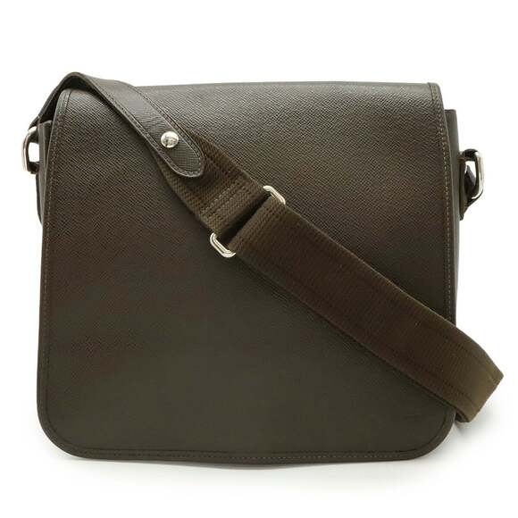 LOUIS VUITTON Brown Leather Shoulder Bag